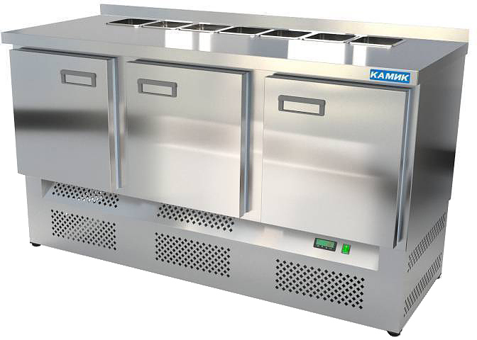 Стол холодильный для салатов КАМИК СОН-301573Н