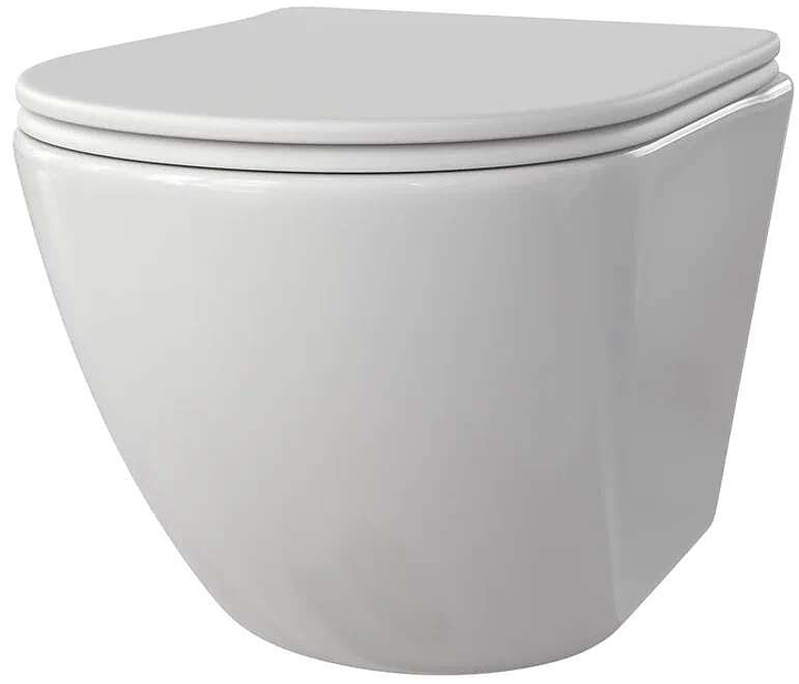 Унитаз подвесной с сиденьем Taliente Amato Vortex Tornado 3 AM45005 36.5х48.5х36.5 см белый