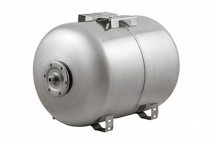 Гидроаккумулятор Unipump 100 л (нерж.) горизонтальный (с уценкой)