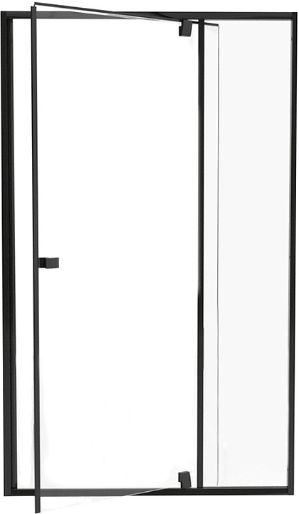 Дверь душевая Ravak Pivot PDOP2 03GG0300Z1 120х190 см, шарнирная, Transparent, профиль чёрный