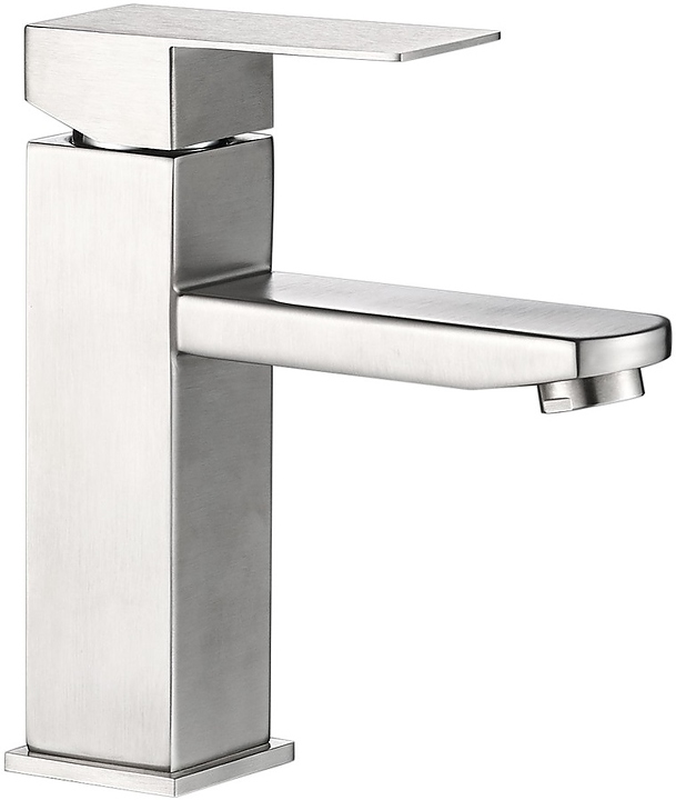 Смеситель для раковины WesnaArt KUBUS KUB13-210 сатин