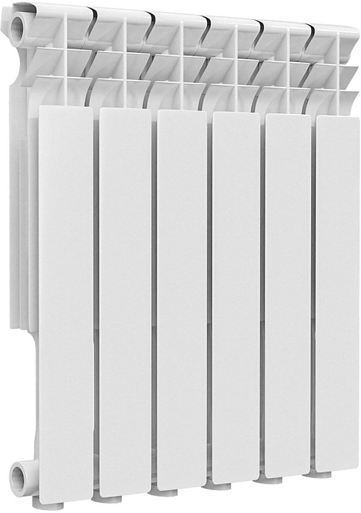 Радиатор Ogint Delta Plus 500 6 секц Qну=804Вт RAL 9016