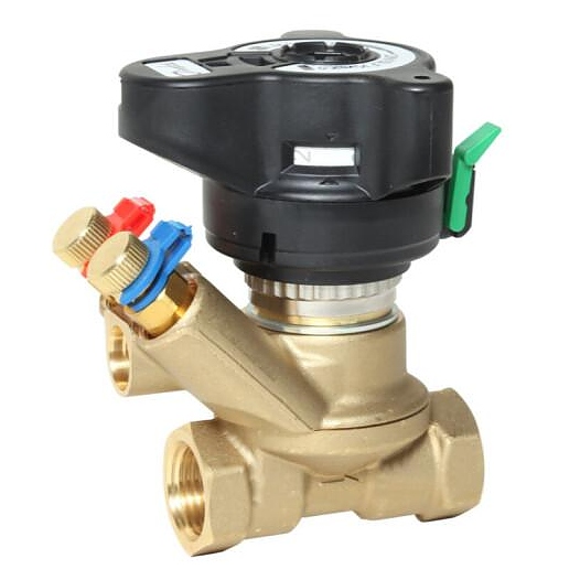 Клапан балансировочный DANFOSS ручной MVT Ду 15 Ру20 ВР Kvs=3м3/ч с изм/нип без выхода под имп трубку