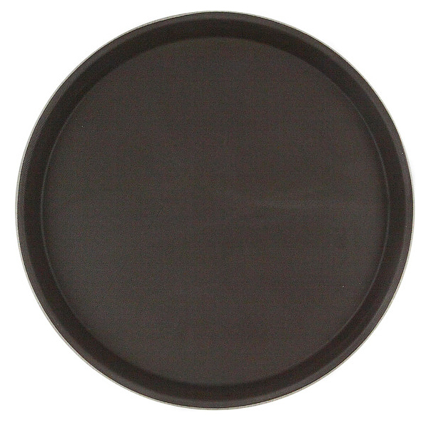 Поднос CuisinAid CD-RT14BR 350Х25 мм прорезиненный круглый коричневый