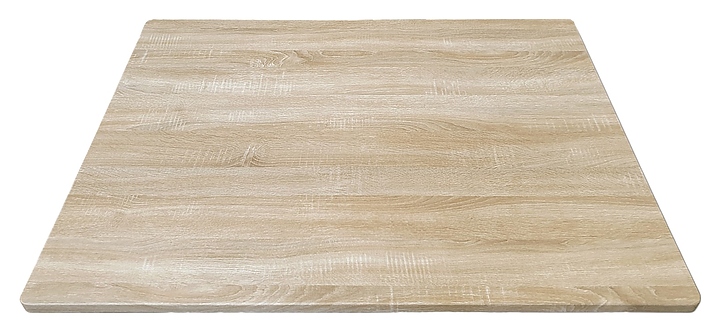 Столешница Sheffilton SHT-TT 80/80 (МДФ) квадратная светлый дуб сонома