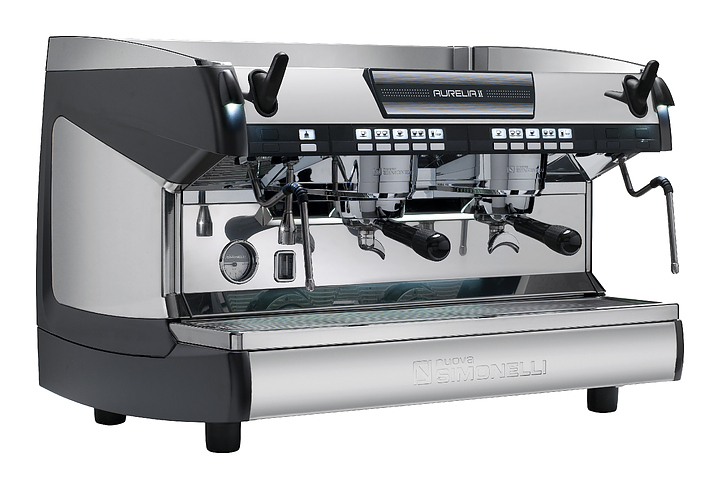 Кофемашина Nuova Simonelli Aurelia II 2 Gr V black LED, высокие группы