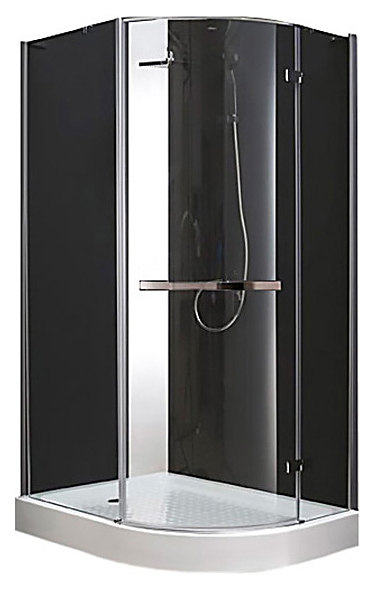 Уголок душевой CEZARES BERGAMO-W-RH-1-120/100-ARCO-C-Cr-L-IV 120х100х200 см