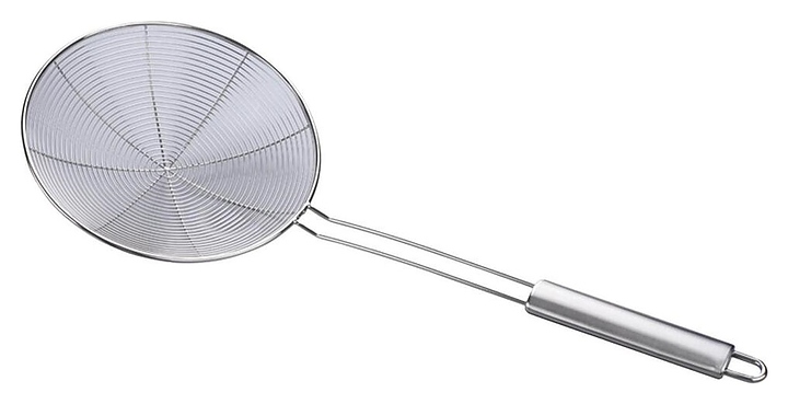 Шумовка P.L. Proff Cuisine QL087-14 d=14 см l=40,5 см (нерж. сталь) сетчатая