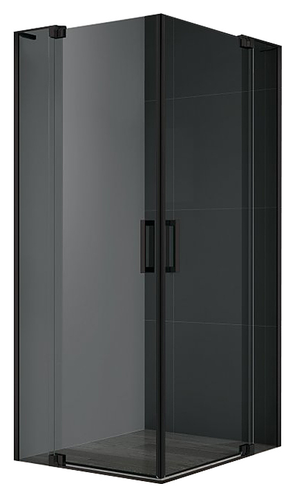 Уголок душевой CEZARES SLIDER-A-2-100/110-GRIGIO-NERO