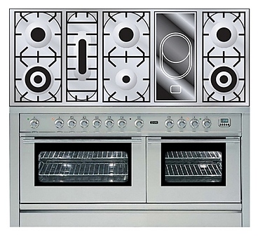 Духовка с варочной панелью ILVE PL-150V-VG