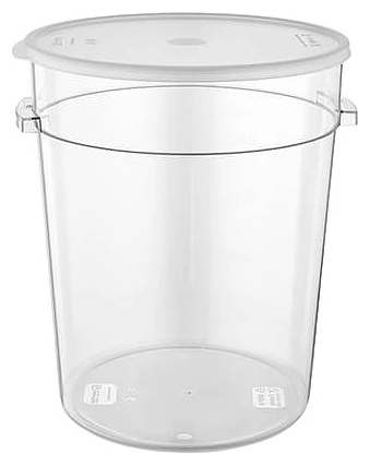 Контейнер для продуктов Gastroplast GRPP-4 4,2 л d=18 см h=21,5 см (полипропилен) прозрачный
