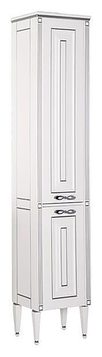 Шкаф-пенал Aquanet Паола 40 белый/серебро