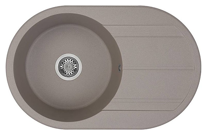 Кухонная мойка AQUATON Амира 1A712932AI250 серый шёлк