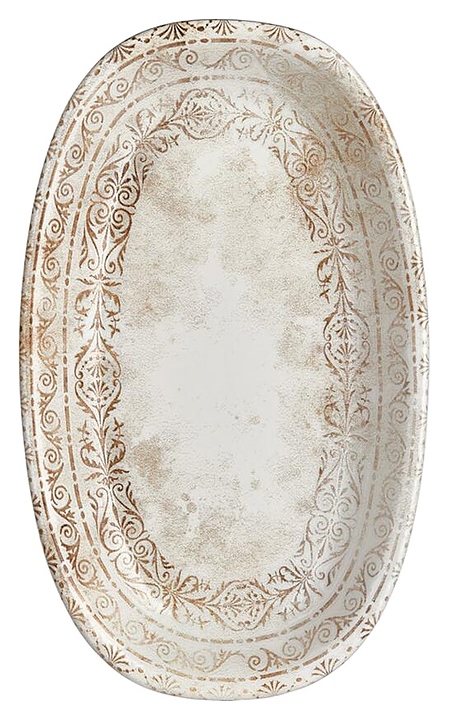 Блюдо сервировочное By Bone Antico AN-ZT-29-OV 550 мл 29х17 см h=3,2 см (фарфор) овальное