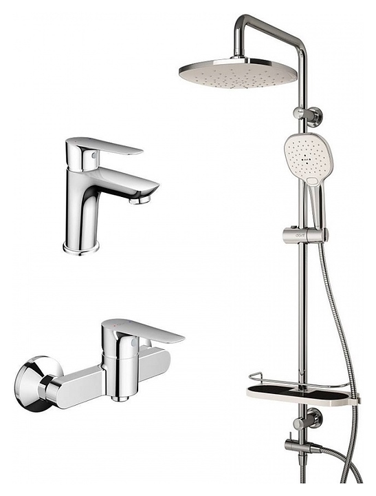 Комплект душевой Dorff Prime D0740040 хром