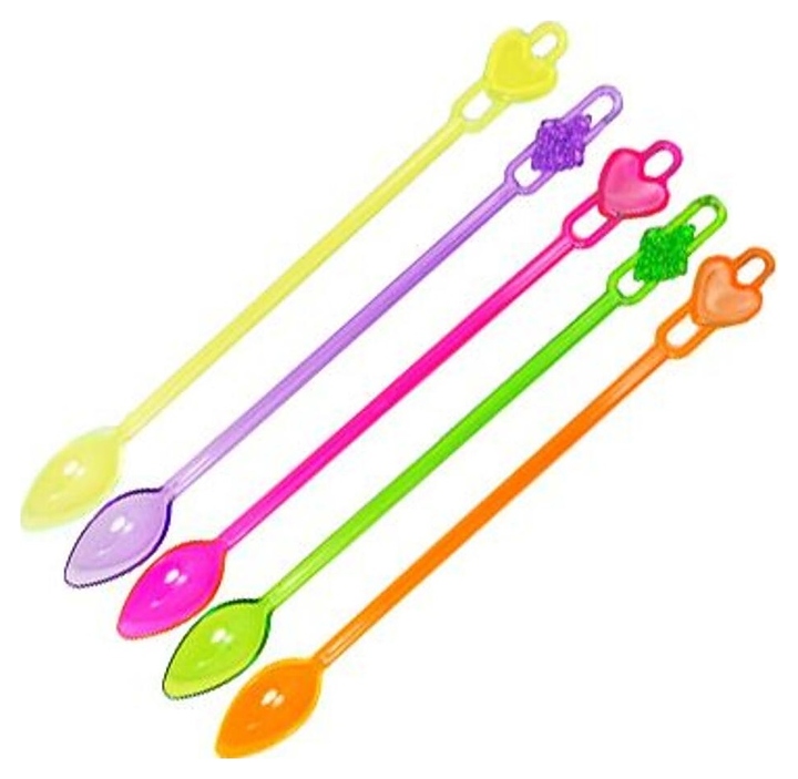 Ложка коктейльная P.L. Proff Cuisine 00000140 (35 шт.) l=20,5 см (полистирол) цветная