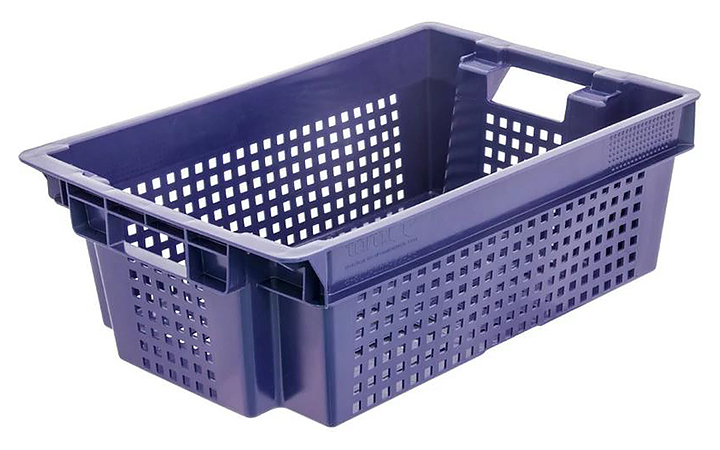 Ящик для овощей и фруктов ТАРА.РУ 102 600х400х200 мм синий