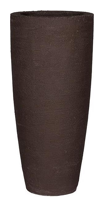 Кашпо Pottery Pots Dax (37х80 см) коричневое матовое