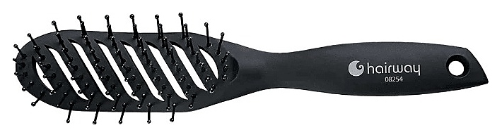 Щетка массажная Hairway Carbon Advance 08254 туннельная, 9 рядов