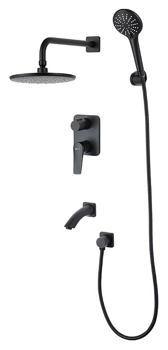 Комплект душевой LEMARK Bronx LM3722BL