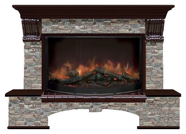 Камин Glenrich Бостон К R 86 ГЦ дуб 46