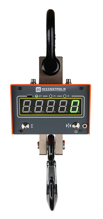 Крановые весы Мехэлектрон-М ВКМ-XVIII-5000-Д МК1 LED (аккумулятор) оранжевый