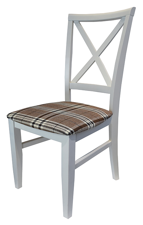 Стул BentWood Мальта клетка/серый