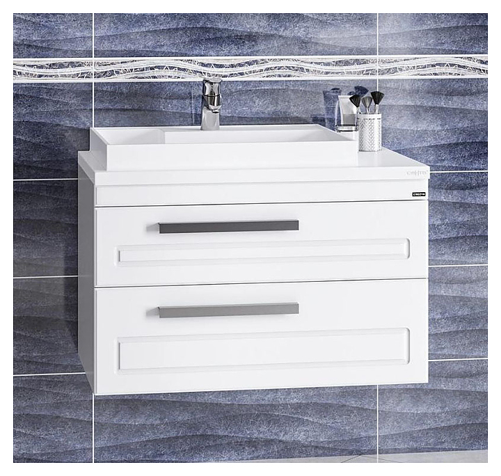 Тумба под раковину СаНта Нептун 80 подвесная