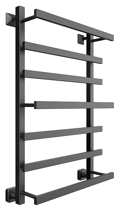 Полотенцесушитель водяной Двин 4656759173760 Q Plaza 60/50 К3, чёрный матовый