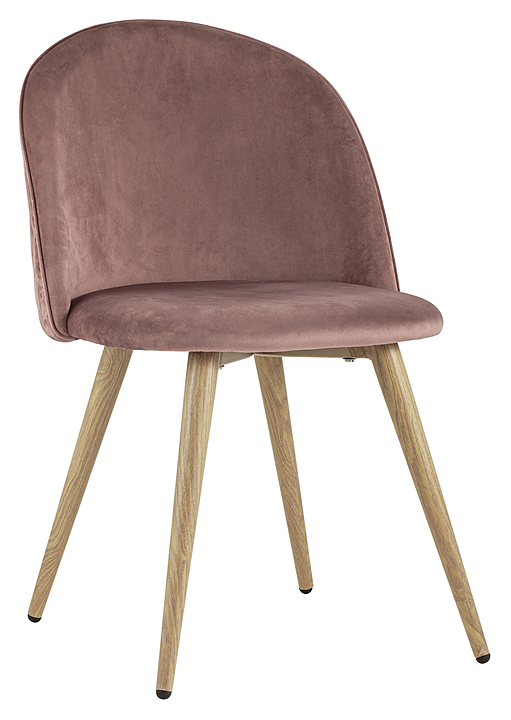 Стул Stool Group Лион велюр с ромбами розовый