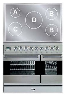 Духовка с варочной панелью ILVE PDFI-90-MP