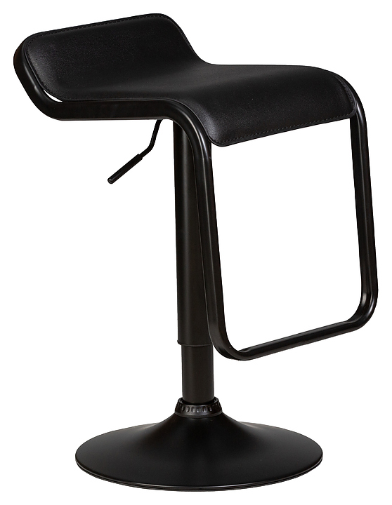 Стул барный DOBRIN 3021-BlackBase-LM CRACK BLACK (черное)