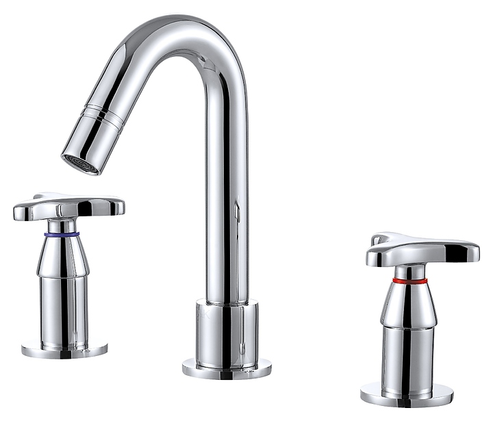 Смеситель для раковины D&K Hessen Goethe DA1384141 хром