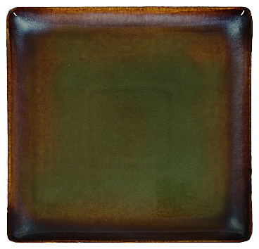 Тарелка квадратная Corone Verde HL497020 232x232 мм сине-зеленая