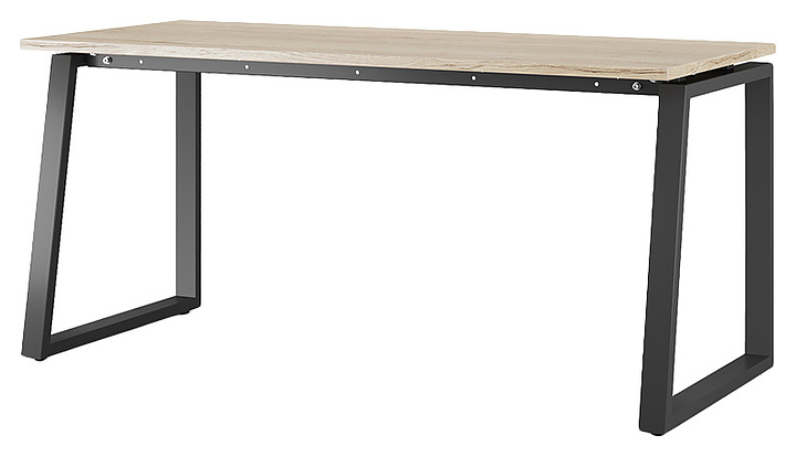 Стол офисный КОБОР TS1-180/60 black/natural