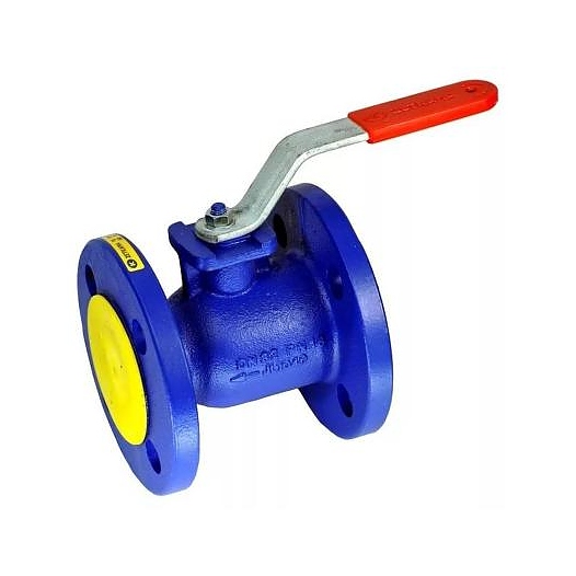 Кран шаровой Zetkama чугун 565A Ду 150 Ру16 фл рукоятка Тмакс=150 оС