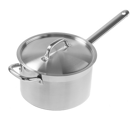Сотейник Luxstahl Optima кт672 8 л d 260 мм h 150 мм, нерж. сталь