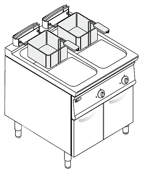 Фритюрница Tecnoinox FR87FE9