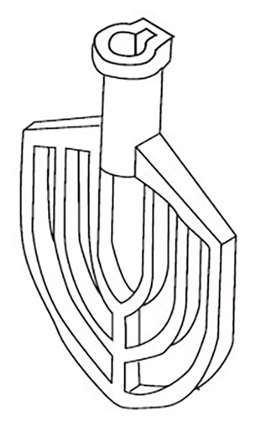 Лопатка EKSI для миксера EJ-35B
