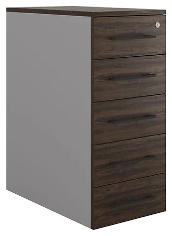 Тумба приставная КОБОР TS5-40/60 aluminum/charlston