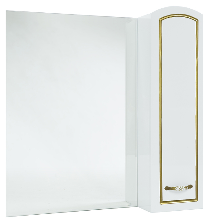 Зеркало Bellezza Амелия 70 R правое, патина золото