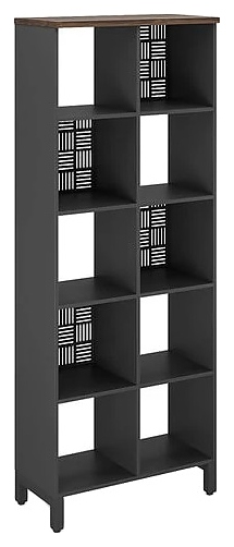 Стеллажная система КОБОР SQ-5X2 black/charlston