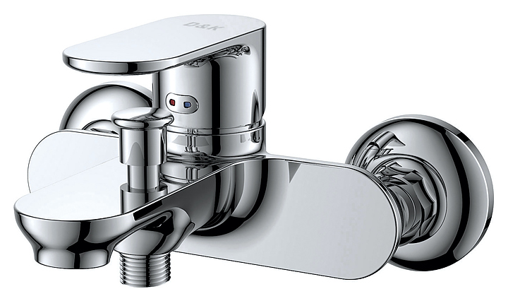 Смеситель для ванны с душем D&K Bayern Purer DA1253201 хром