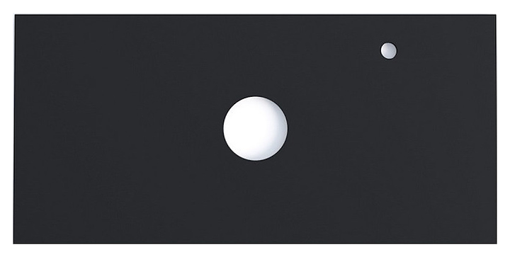 Столешница под накладную раковину Grossman ФЛАЙ-100 серая