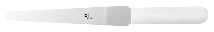 Лопатка кондитерская P.L. Proff Cuisine Chef Line 81279046 l=20,5 см с головкой 8х1 см прямая (нерж. сталь / пластик)