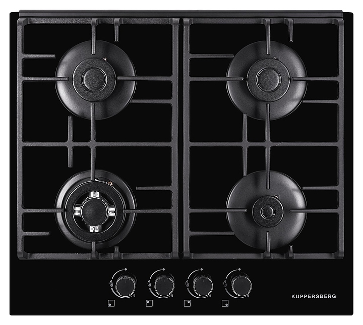 Варочная панель Kuppersberg FQ 62 B газовая, черная