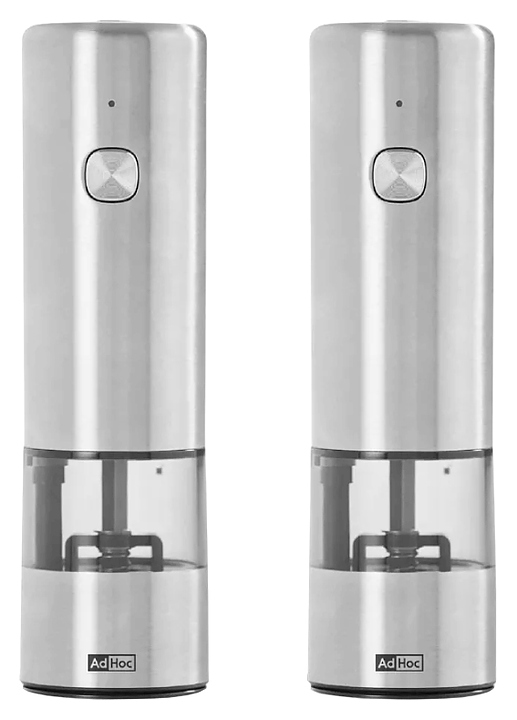 Набор электрических мельниц для перца и соли Adhoc eMill.3 EP104 стальной