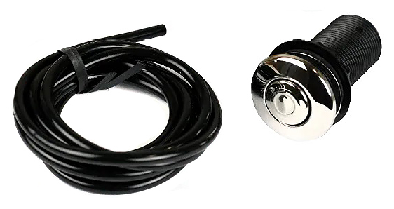 Кнопка пневматического управления In Sink Erator Evolution (хром), оригинал