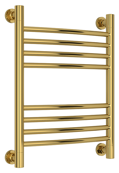 Полотенцесушитель водяной Сунержа Богема+ 50x40 см с выгнутой перемычкой, золото