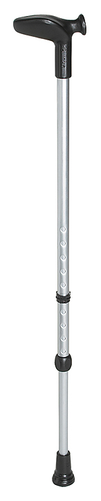 Трость опорная Rebotec 142 Анатом серебро, левая